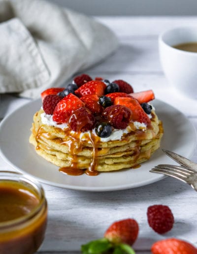 Strawberry Pancakes Food Styling London