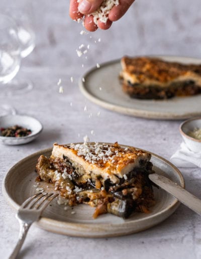 Greek Moussaka Food Styling