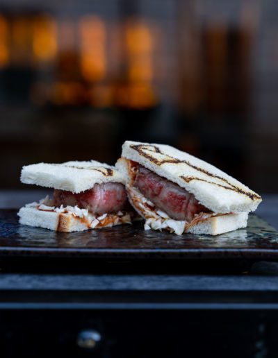 Wagyu Sandwich Photography