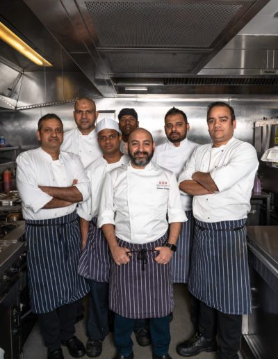 Kitchen Team Portrait Photography London