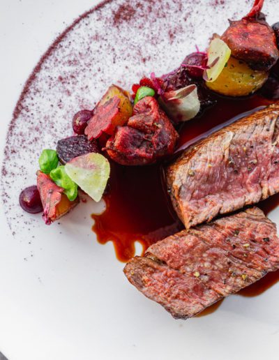 Fine dining food photography in London