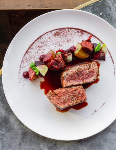 Fine dining food photography in London