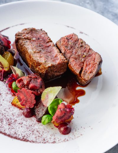 Fine dining food photography in London