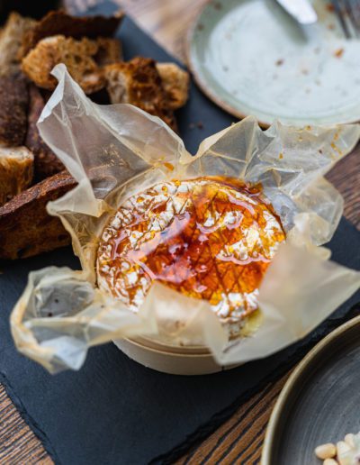 Baked Camembert French Food Photos in North London