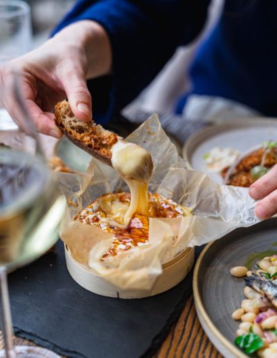 Baked Camembert French Food Photos in North London