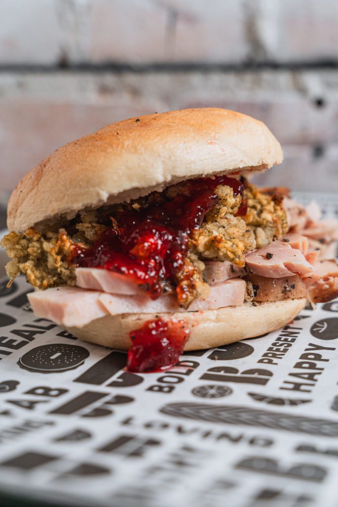 Christmas Menu at B Bagel: The Christmas Turkey Bagel