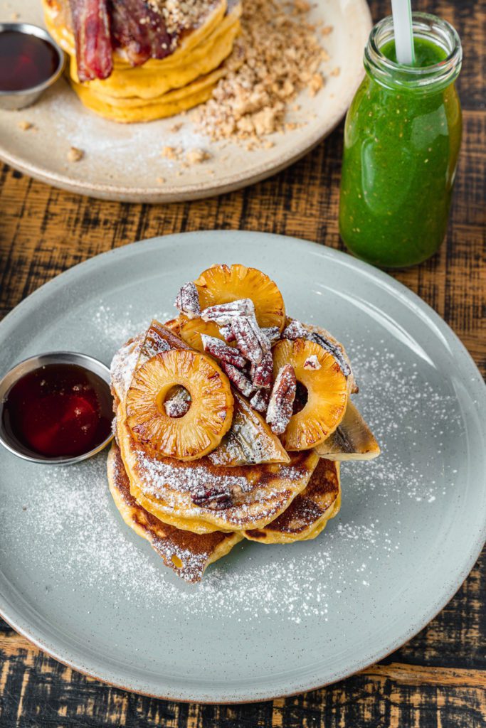 Pineapple Pancakes in Canary Wharf