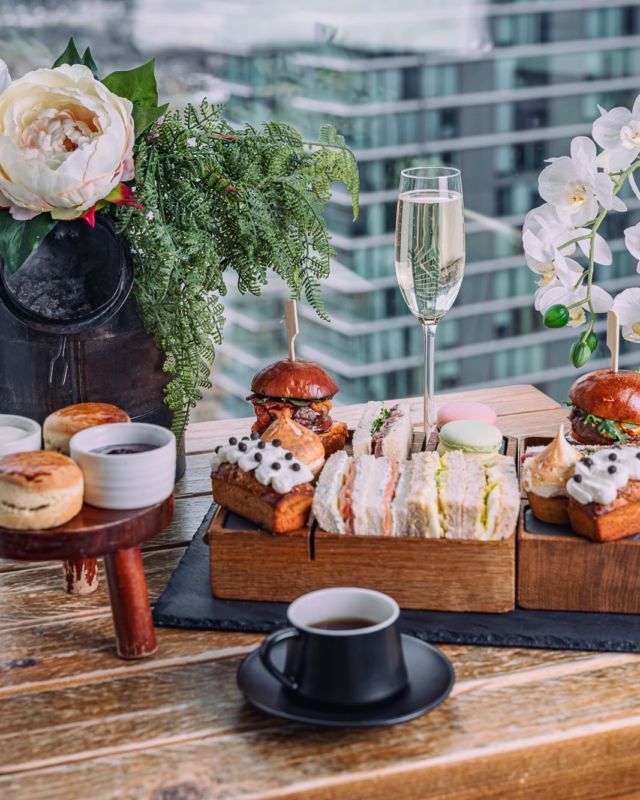 Celebrating Mother's Day with afternoon tea at @bokan_bar 

Prepared by @bokanlondon's @robm.bokan and his talented team, indulge in a selection of exquisite pastries and macarons, delicate sandwiches, mini sliders, freshly brewed teas and a glass of bubbly overlooking breathtaking views of London

How are you spending the day? 🫖 #afternoontea #mothersday #restaurantphotography @rochecom